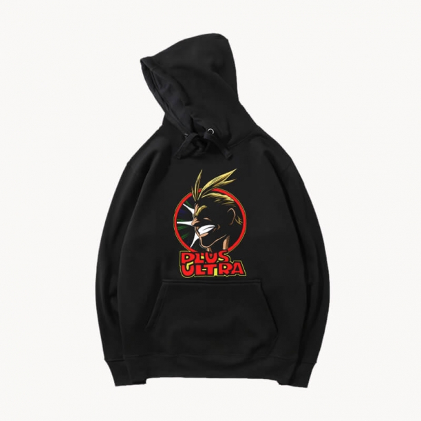 Anime My Hero Academia Sweatshirt Black Hoodie