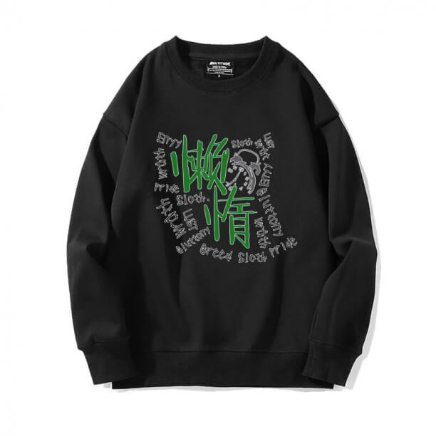 Black Sweatshirts The Seven Deadly Sins Tops