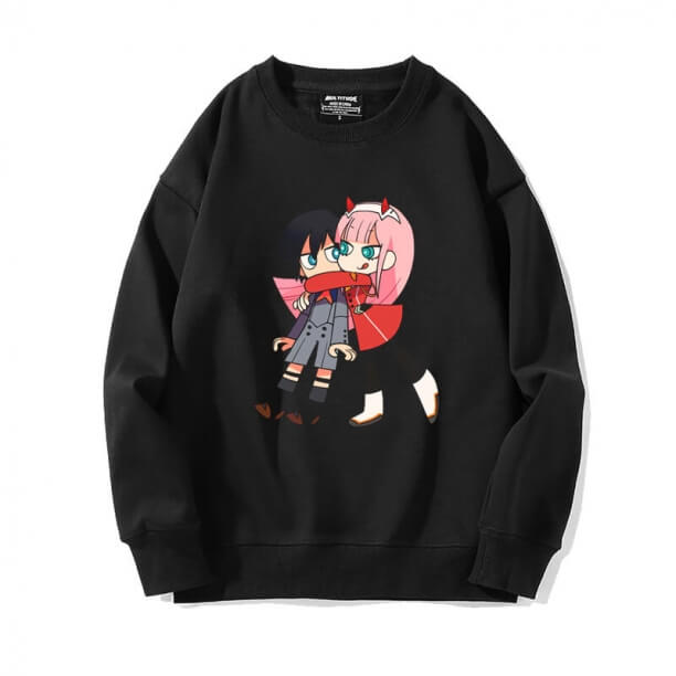 ดาร์ลิ่งในเสื้อสเวตเตอร์ Franxx เสื้อสเวตเตอร์ Crewneck