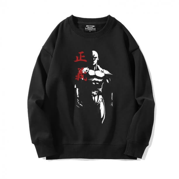 En Punch Man Sweatshirts Hot Topic Anime Crew Neck Toppe