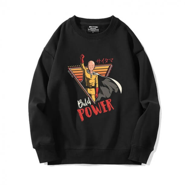 Crewneck sudadera con capucha One Punch Man