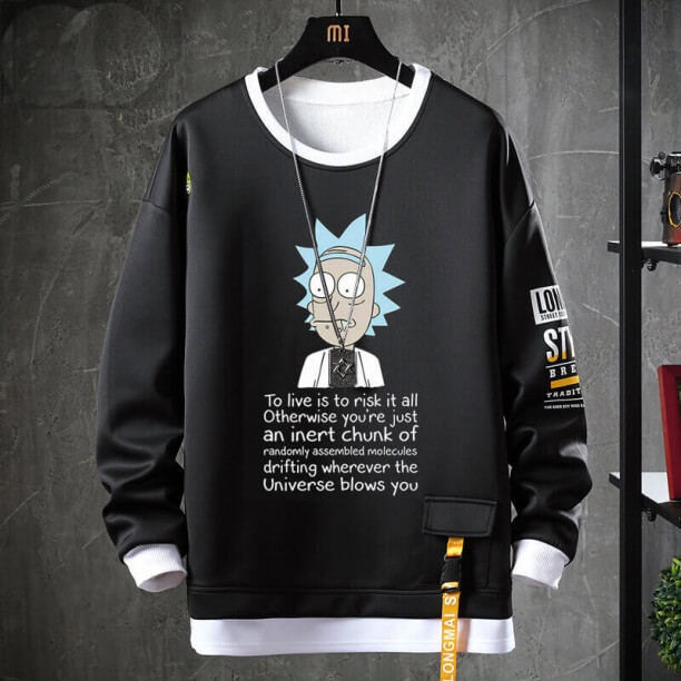 Sudadera fresca con capucha de Rick y Morty