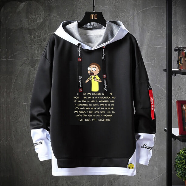 Kaliteli Ceket Rick ve Morty Sweatshirt