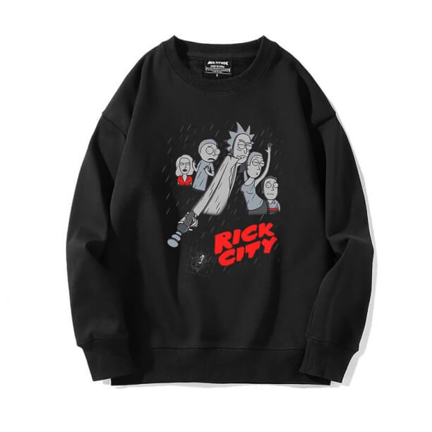 Rick and Morty Hoodie Black Sweatshirts