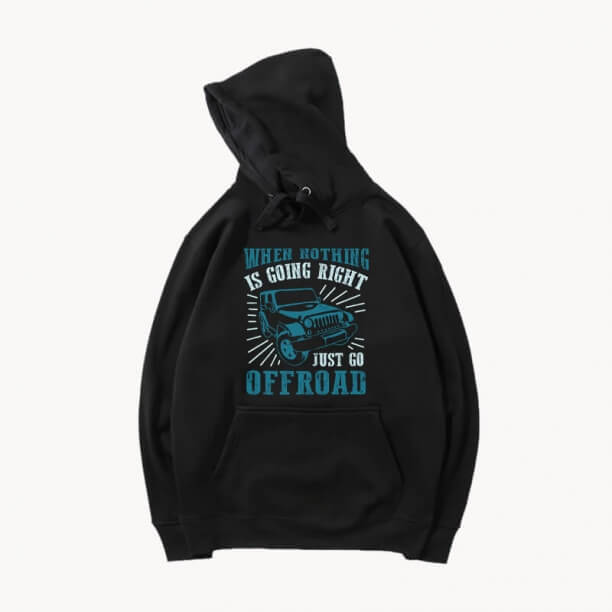 Bil hætteklædte jakke Pullover Jeep Wrangler Hoodie