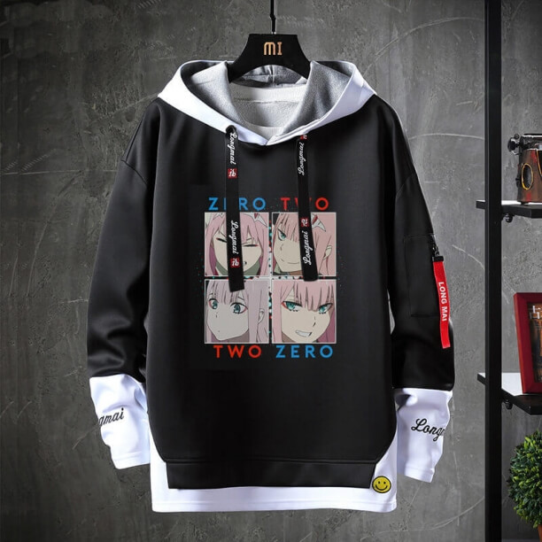 Liebling In der Franxx Sweatshirts schwarz Hoodie