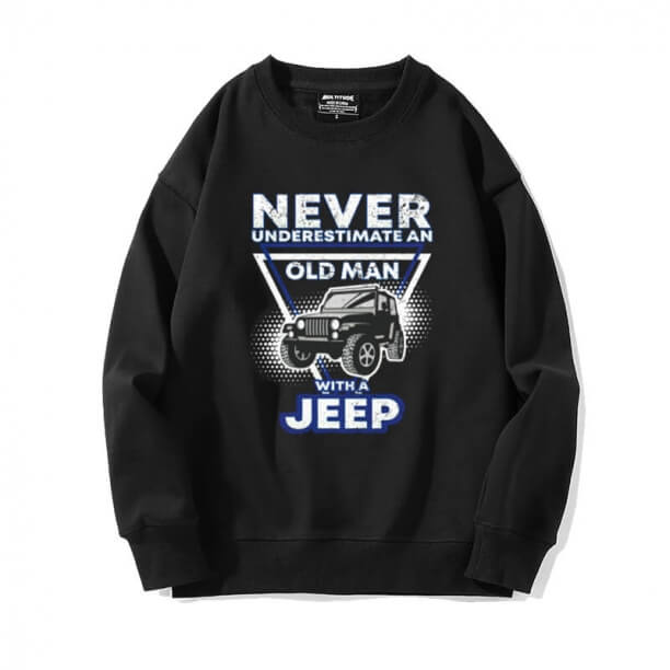 Serin Jeep Wrangler Sweatshirt Araba Kazak