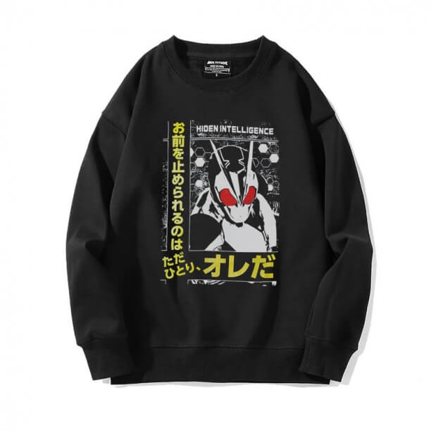 Vintage Anime Mascate Rider Pulover Crewneck Jachete