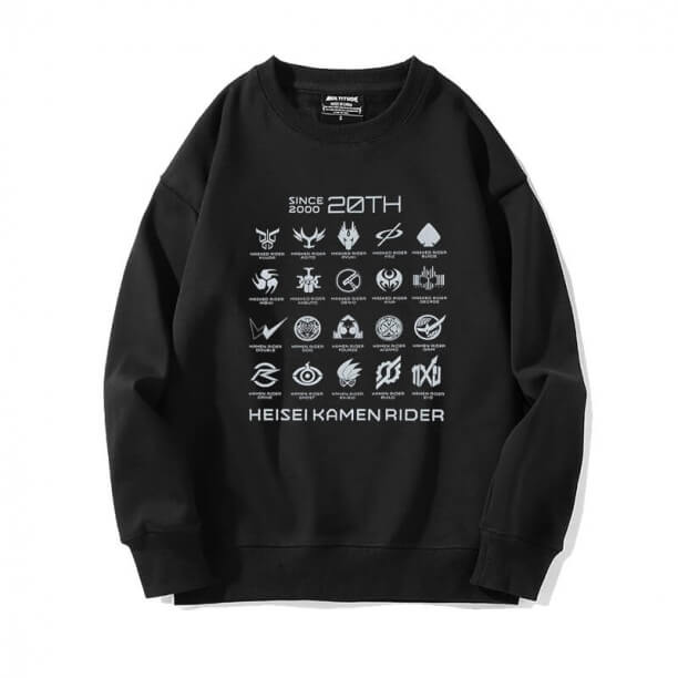 Masked Rider Sweatshirts Anime Crew Cổ Coat