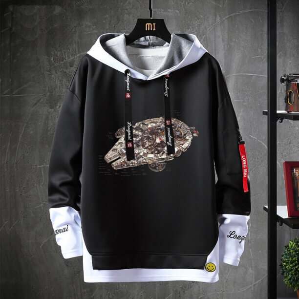 Star Wars Jakke Falske todelt sweatshirts