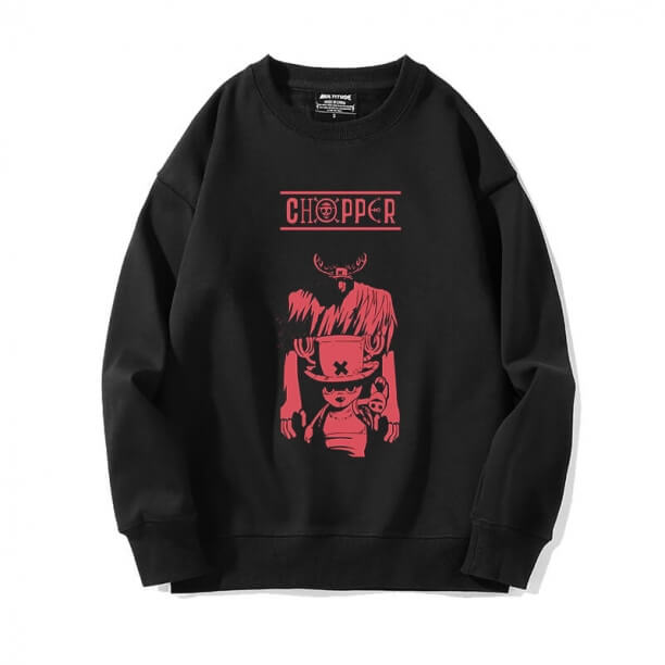 Đen Chopper Sweatshirts Anime One Piece Jacket