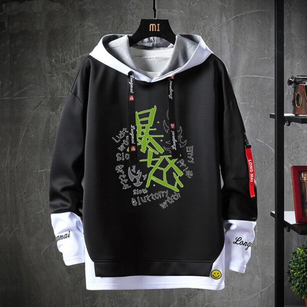 The Seven Deadly Sins Hoodie Fake Two-Piece Sweatshirts