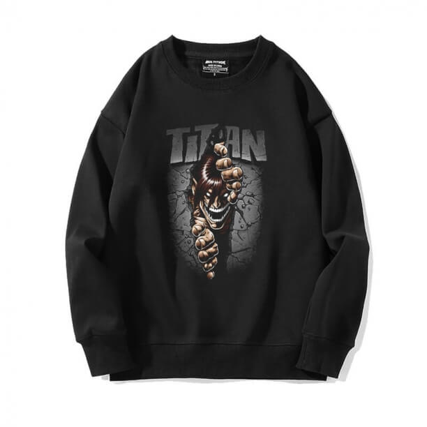 Attaque sur titan jacket sweatshirts noirs