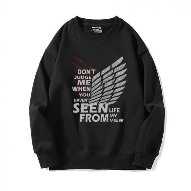 Crew Neck Hoodie Attack on Titan Sweatshirt