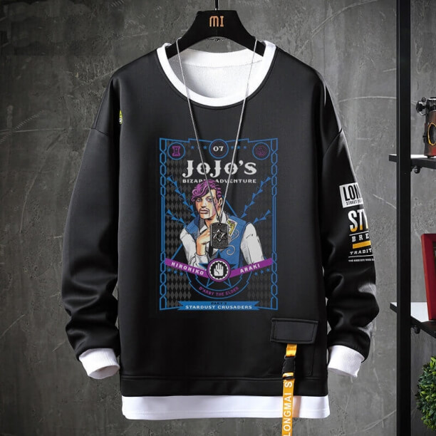 JoJo Sweatshirt Anime XXL Kujo Jotaro Sweater