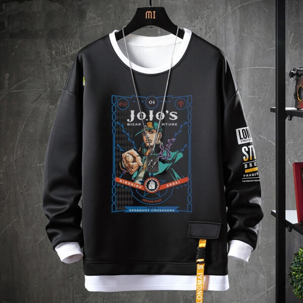 Heißes Thema Kujo Jotaro Pullover Hot Topic Anime JoJo bizarre Abenteuer Sweatshirts