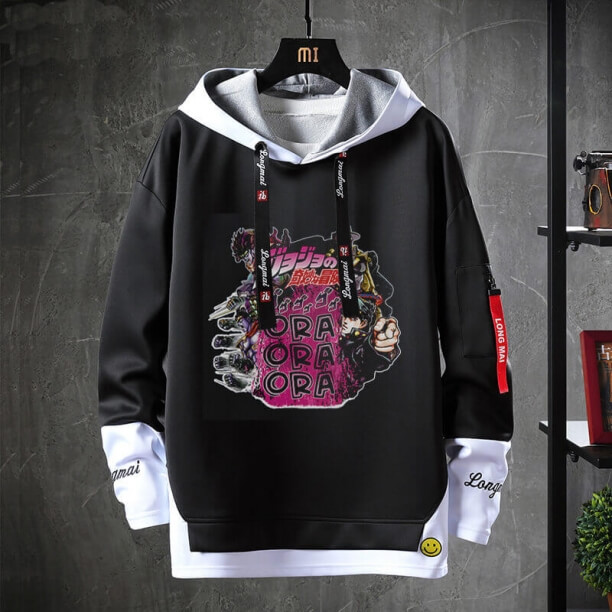 JoJo Sweatshirt Anime cá nhân hóa Áo len Kujo Jotaro