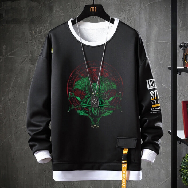 Quality Necronomicon Sweater Cthulhu Mythos Sweatshirts