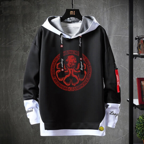 Cthulhu Mythos Coat Fake Two-Piece Necronomicon Sweatshirts