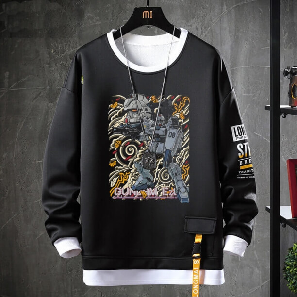 Gundam Toppe Falske todelt sweatshirts