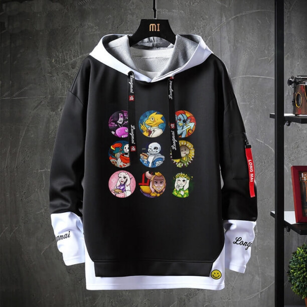 Undertale Sweatshirt personlig irriterende hund Skull Sweater