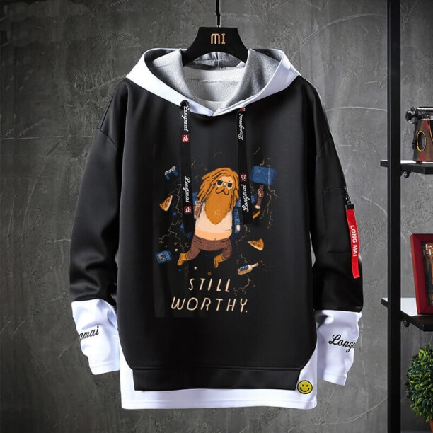 Marvel Thor Hoodie Áo khoác trùm đầu Avengers