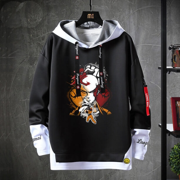 Kaliteli Sweatshirt Anime One Punch Man Ceket