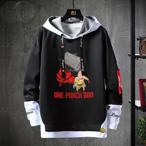 One Punch Man Sweatshirts Vintage Anime XXL Jas