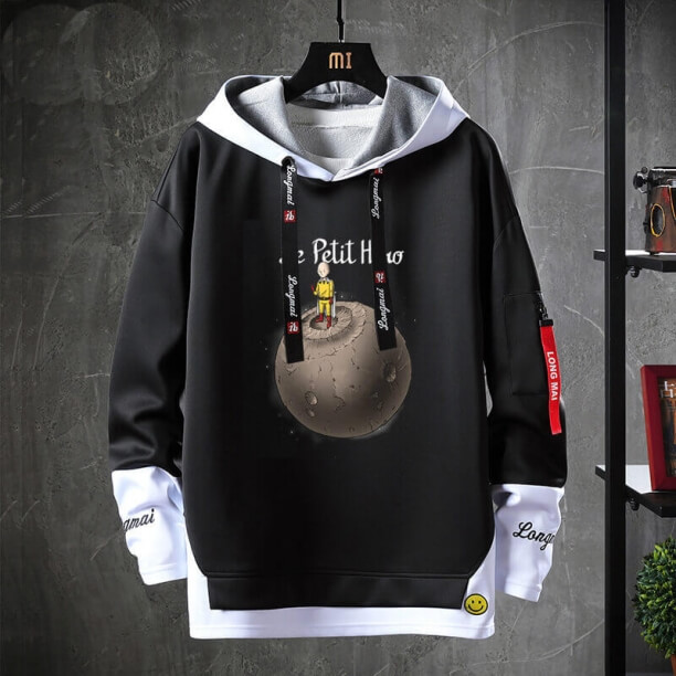 En Punch Man Sweatshirt japansk anime XXL jakke