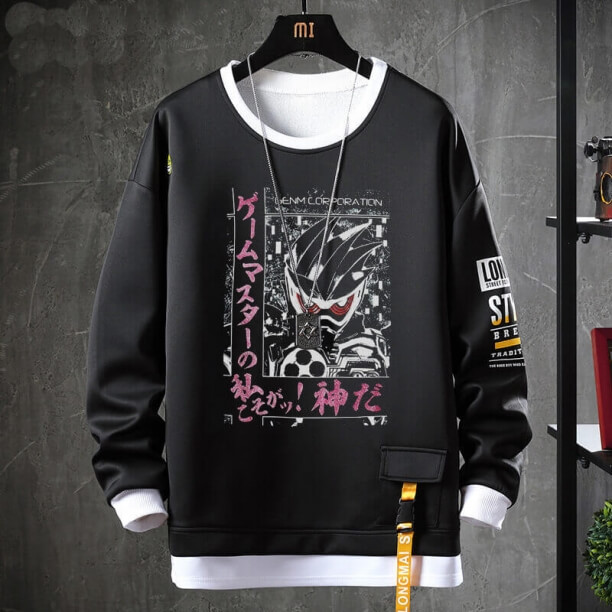 Masqué Rider Sweatshirts Hot Topic Anime Veste personnalisée