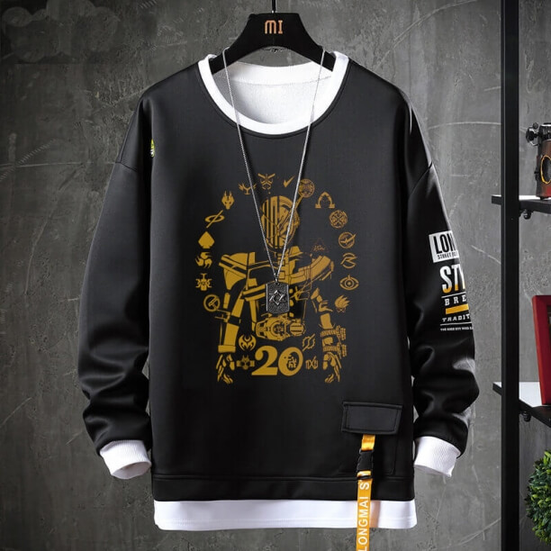 Chủ đề nóng Sweatshirt Vintage Anime Masked Rider Sweater