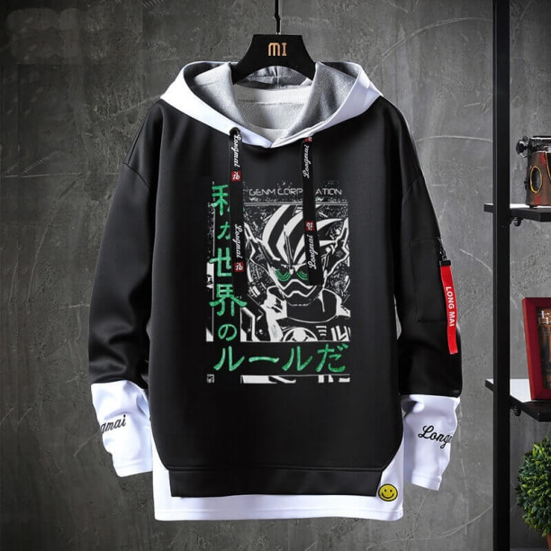 Chất lượng Jacket Vintage Anime Masked Rider Sweatshirt