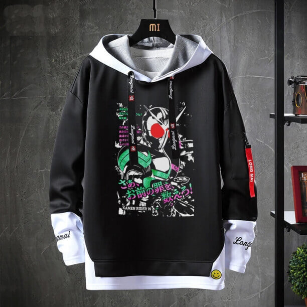 Chủ đề nóng Sweatshirts Vintage Anime Masked Rider Tops