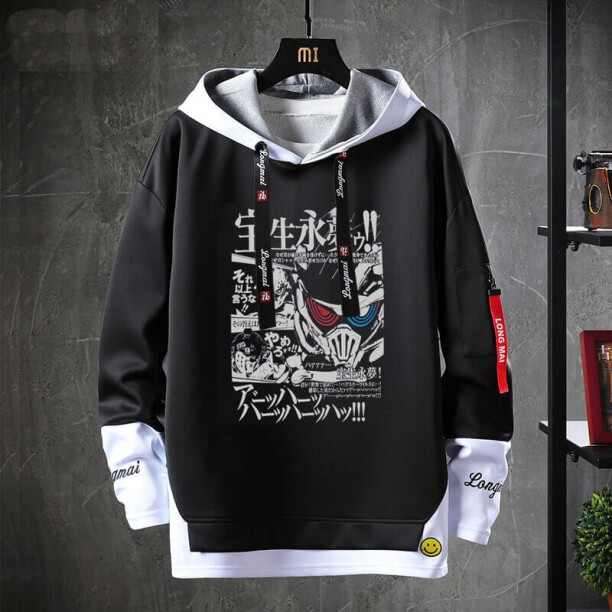 Kvalitet Sweatshirts Vintage Anime maskeret rytter jakke