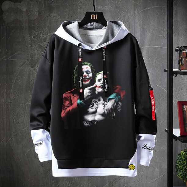 Batman Joker tops fake hai mảnh sweatshirts