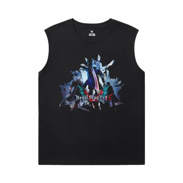 Chủ đề nóng Nero Shirts Devil may Cry Sleeveless Running T Shirt