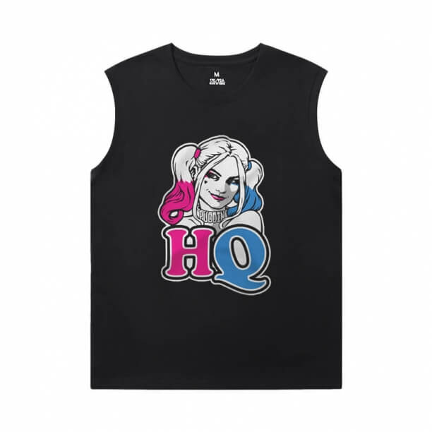 Harley Quinn Shirt Birds of Prey Cool Cheap Mens Sleeveless T Shirts