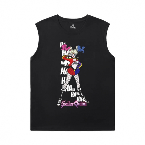 Birds of Prey Harley Quinn Mens Oversized Sleeveless T Shirt Cool Tee Shirt