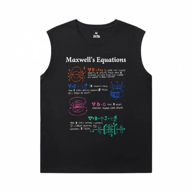 Bông Maxwell phương trình Tshirt Vật lý và Thiên văn học Sleeveless T Shirt