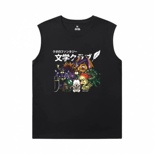 Final Fantasy Sleevless Tshirt For Men Cool T-Shirt