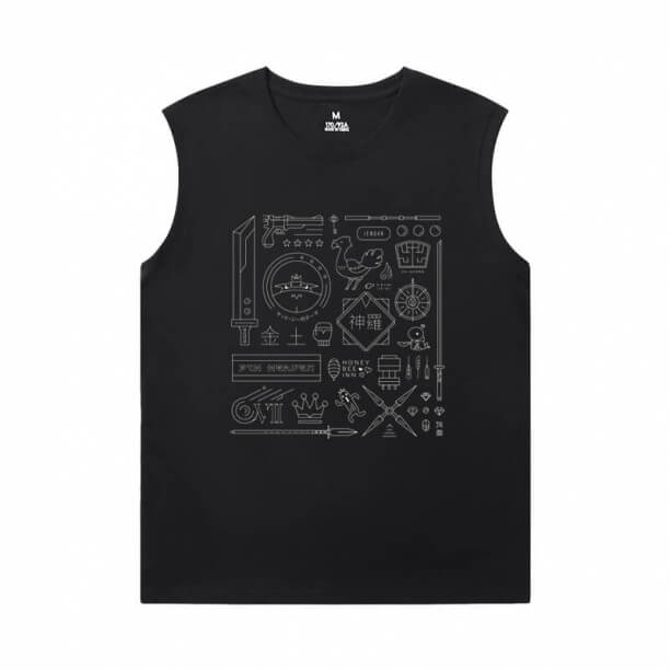 Final Fantasy T-Shirt Hot Topic Mens T Shirt Sem Mangas