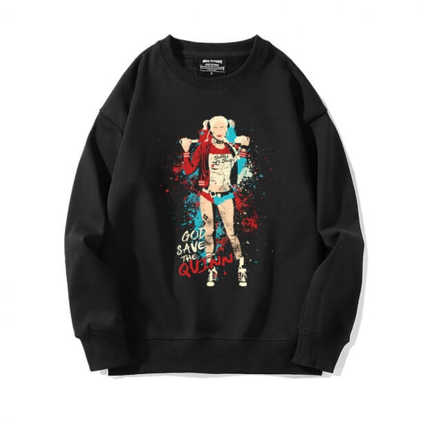 Yırtıcı Kuşlar Harley Quinn Hoodie Kalite Sweatshirt