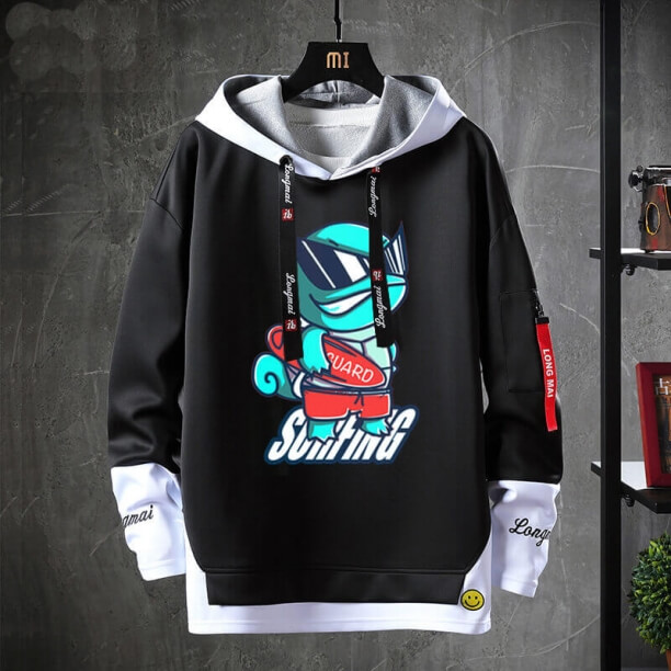 Pokemon Sweatshirts cá nhân hóa Squirtle Jacket