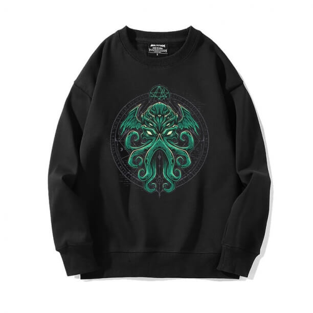 Cuộc gọi của Cthulhu Sweatshirt Đen Sweater