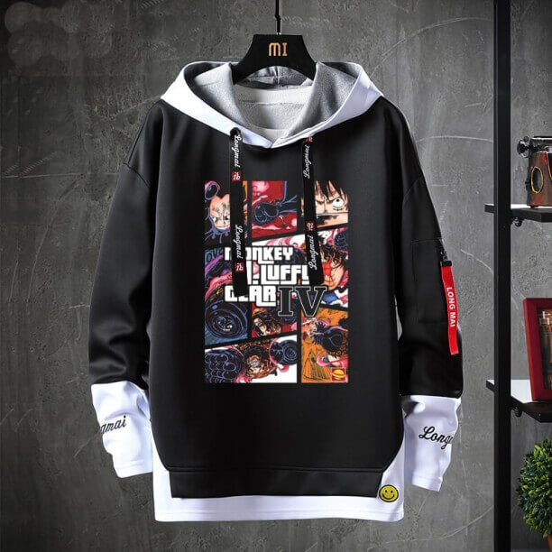 Chất lượng Tops Hot Topic Anime One Piece Sweatshirts