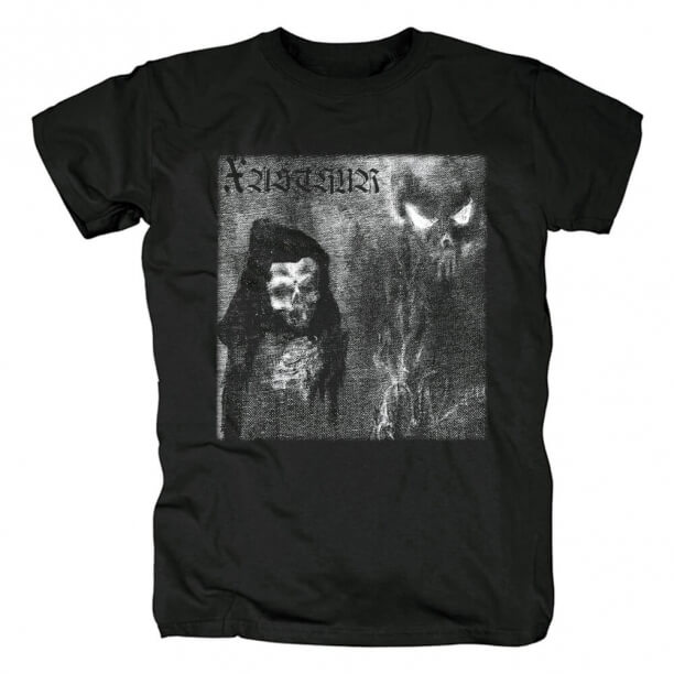 T-Shirt Xasthur T-Shirt con fascia in metallo nero