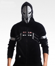 Chất lượng Overwatdh Reaper qụa khoan Cospaly đầy đủ Zipper Sweatshirt cho cậu bé người đàn ông