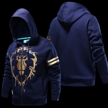 Calidad wow Alliace logo sudadera con capucha World of Warcraft de oro León