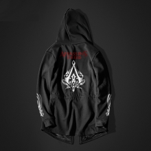 Assassins Creed stil Hoodie bărbaţi Long negre Assassin ' s ' Creed cosplay îmbrăcăminte