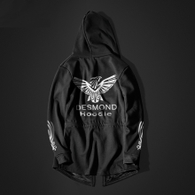 Suikastçı Creed Desmond Cosplay hoodie siyah uzun Kapüşonlu Sweatshirt erkekler için